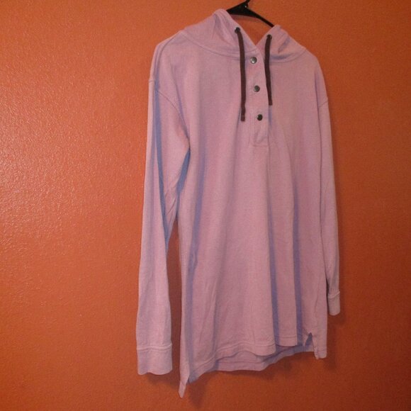 Patagonia Woman Small Purple Snap Button Warm Long Sleeve Hooded Shirt - Picture 2 of 8